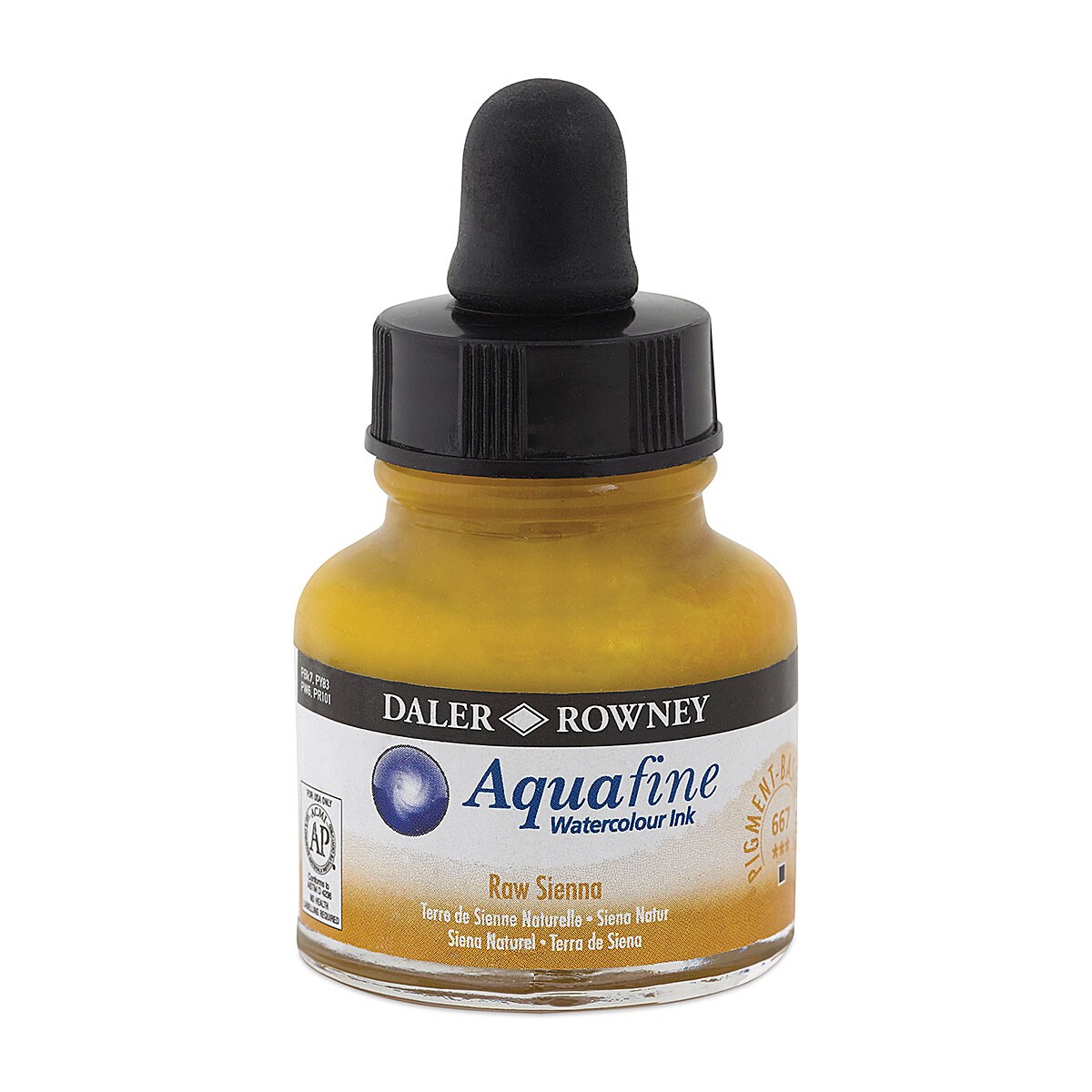 Daler-Rowney Aquafine Watercolour Ink - Raw Sienna
