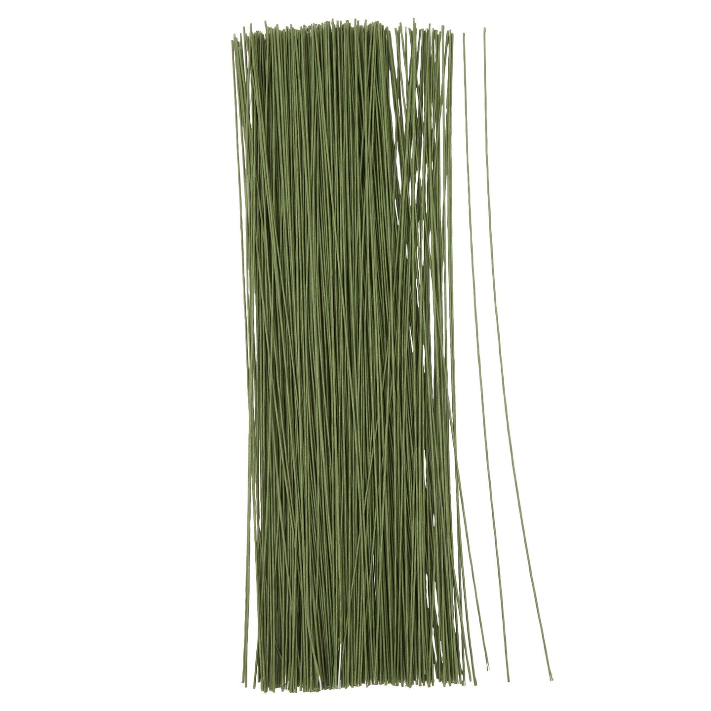 Panacea Stem Wire, Green, 20 Gauge, 18 - 30 pack