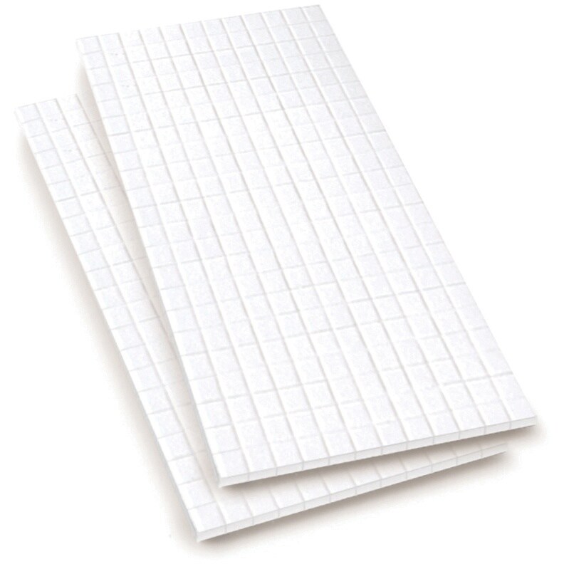 Multipack of 6 - MultiCraft 3D Pop Dots Dual-Adhesive Foam Mounts-.25" Square 528/Pkg