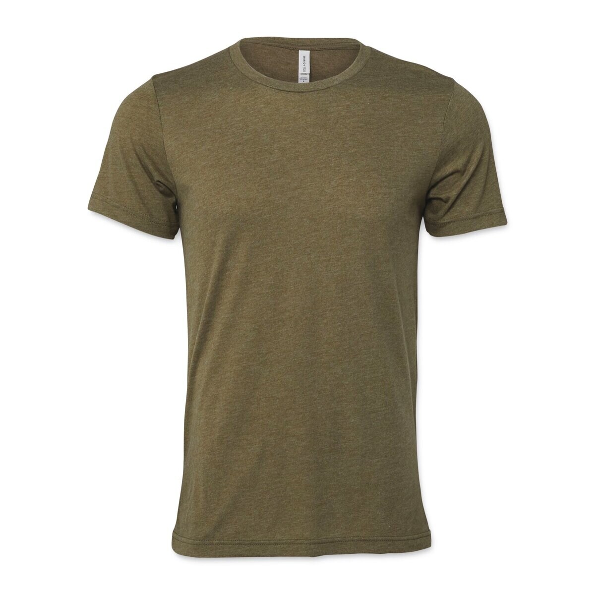 Bella Canvas Unisex T-shirt - Olive Heather, X-Large