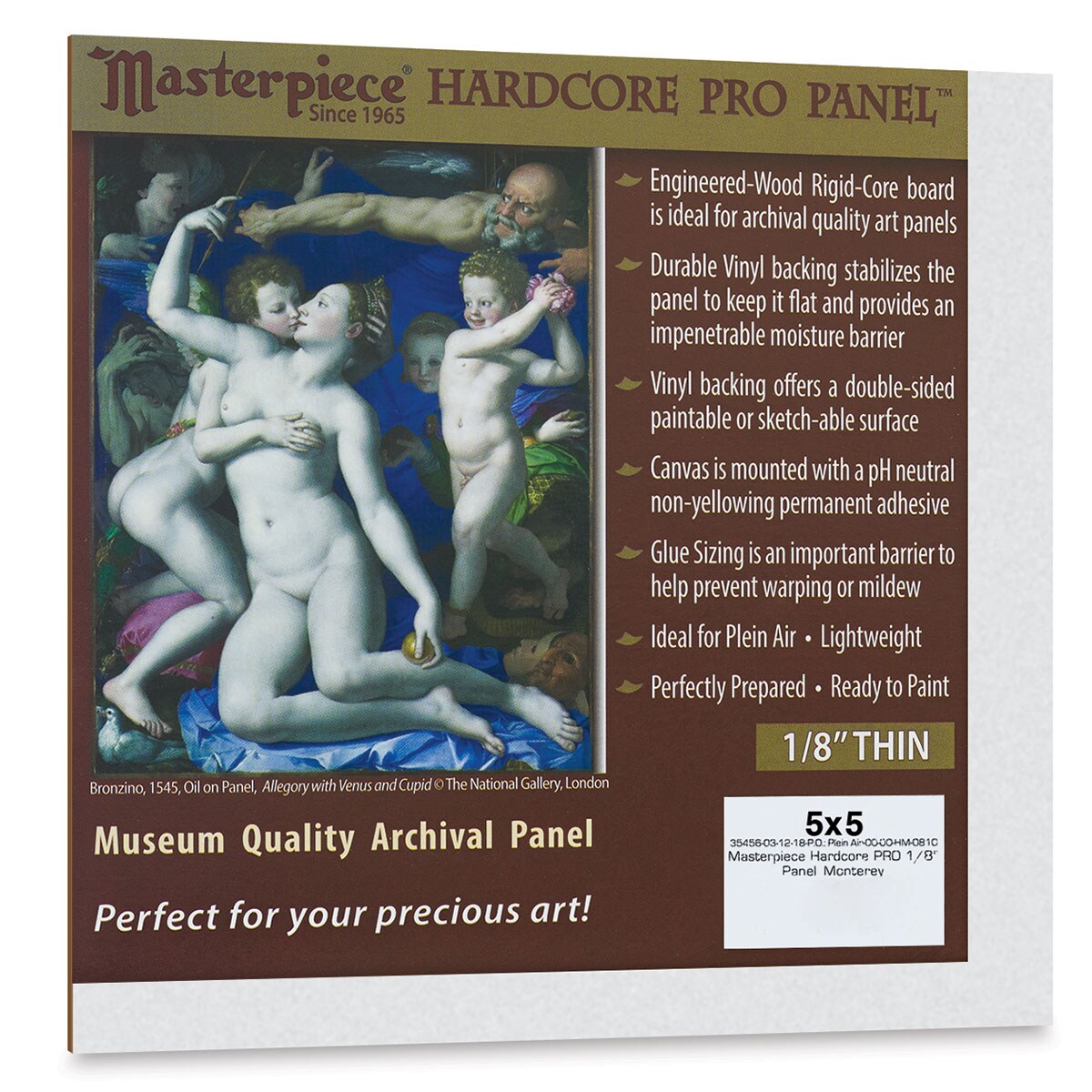 Masterpiece Monterey Hardcore Pro Canvas Panel - 5&#x22; x 5&#x22;