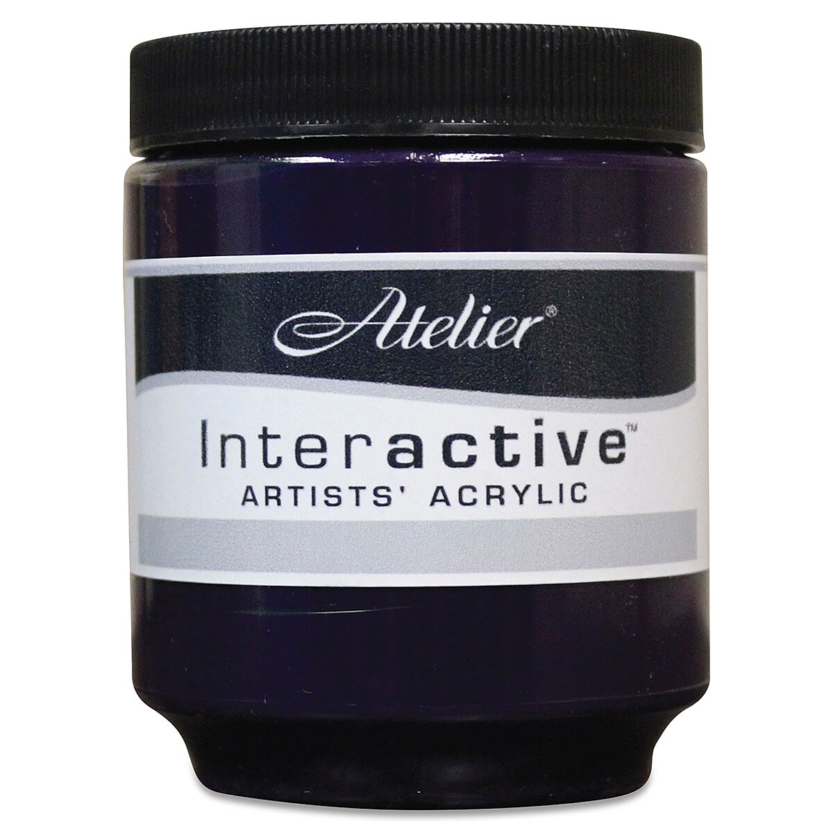 Chroma Atelier Interactive Artists' Acrylics - Dioxazine Purple, 250 ml jar