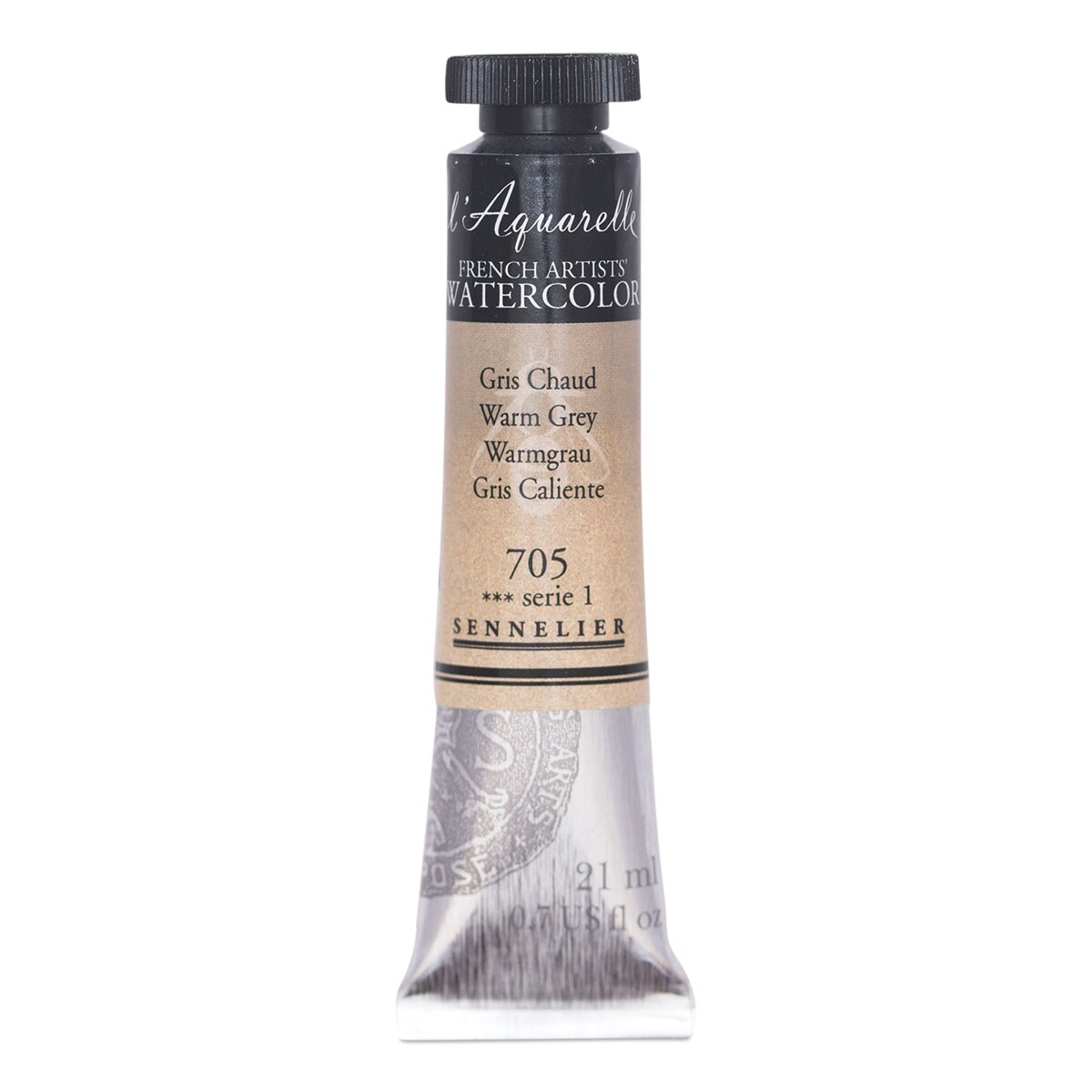 Sennelier French Artists' Watercolor Warm Grey, 21 ml Tube Michaels