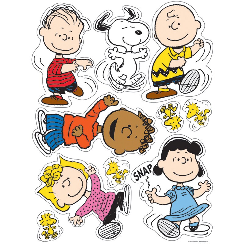 Peanuts&#xAE; Classic Characters Window Clings, 1 Sheet
