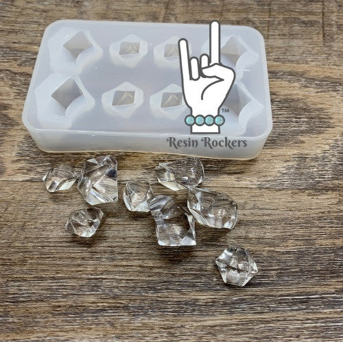 Ice Cube Transparent Silicone Mold for Epoxy or UV Resin Art