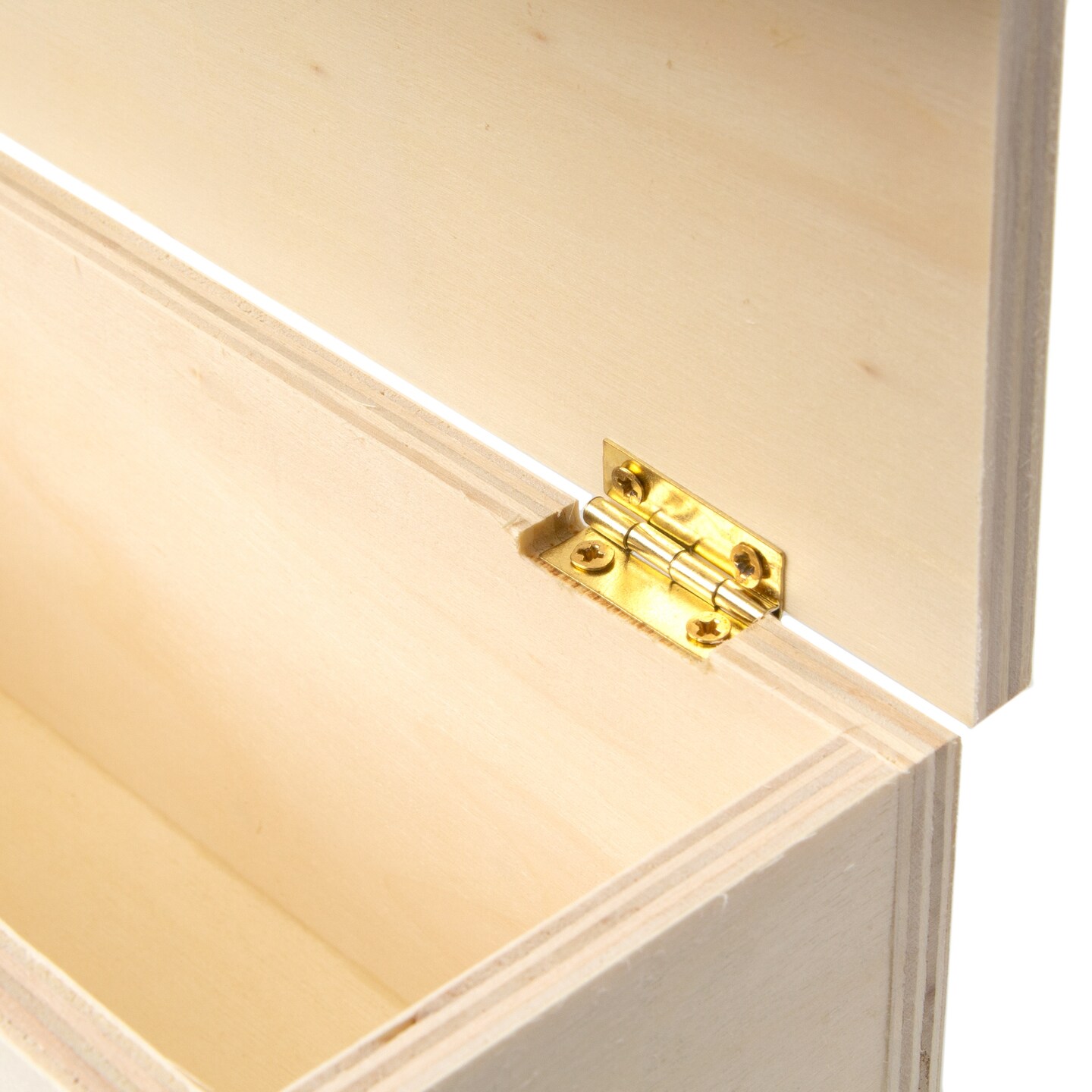 CousinDIY Unfinished Wood Foldover Storage Box-8.25"x3.5"x3.5"