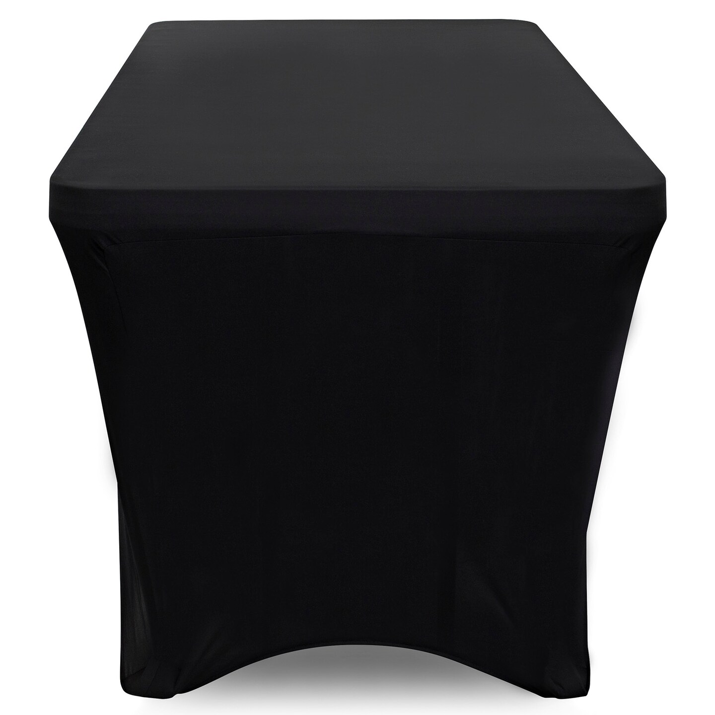 Lann's Linens - Fitted Stretch Tablecloth for Rectangular Table - Wedding / Banquet / Trade Show - Spandex Cloth Fabric Cover