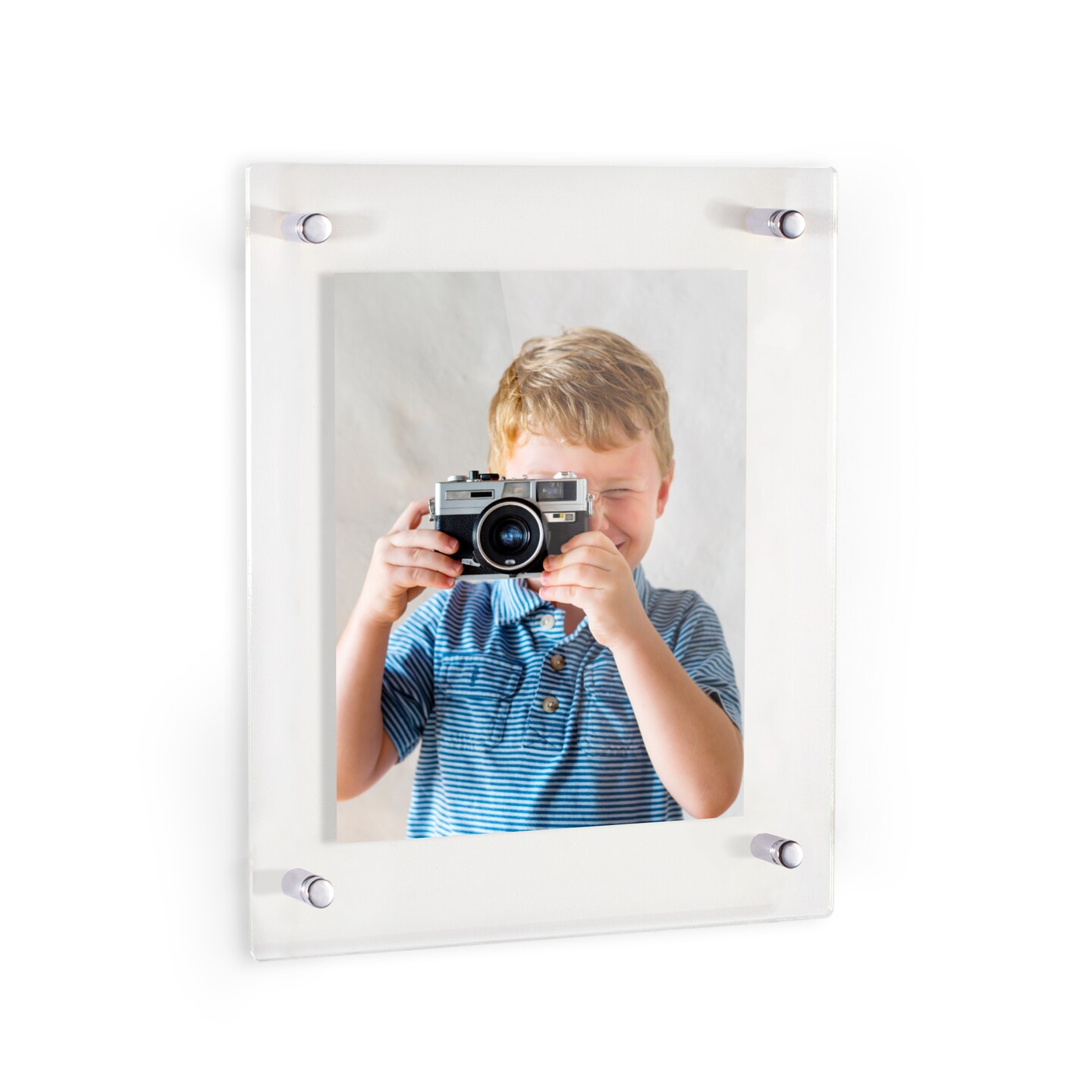 18 x 24 Poster Size Wall Mount Clear Acrylic Sign Frame with Standoff  Hardware and Magnets