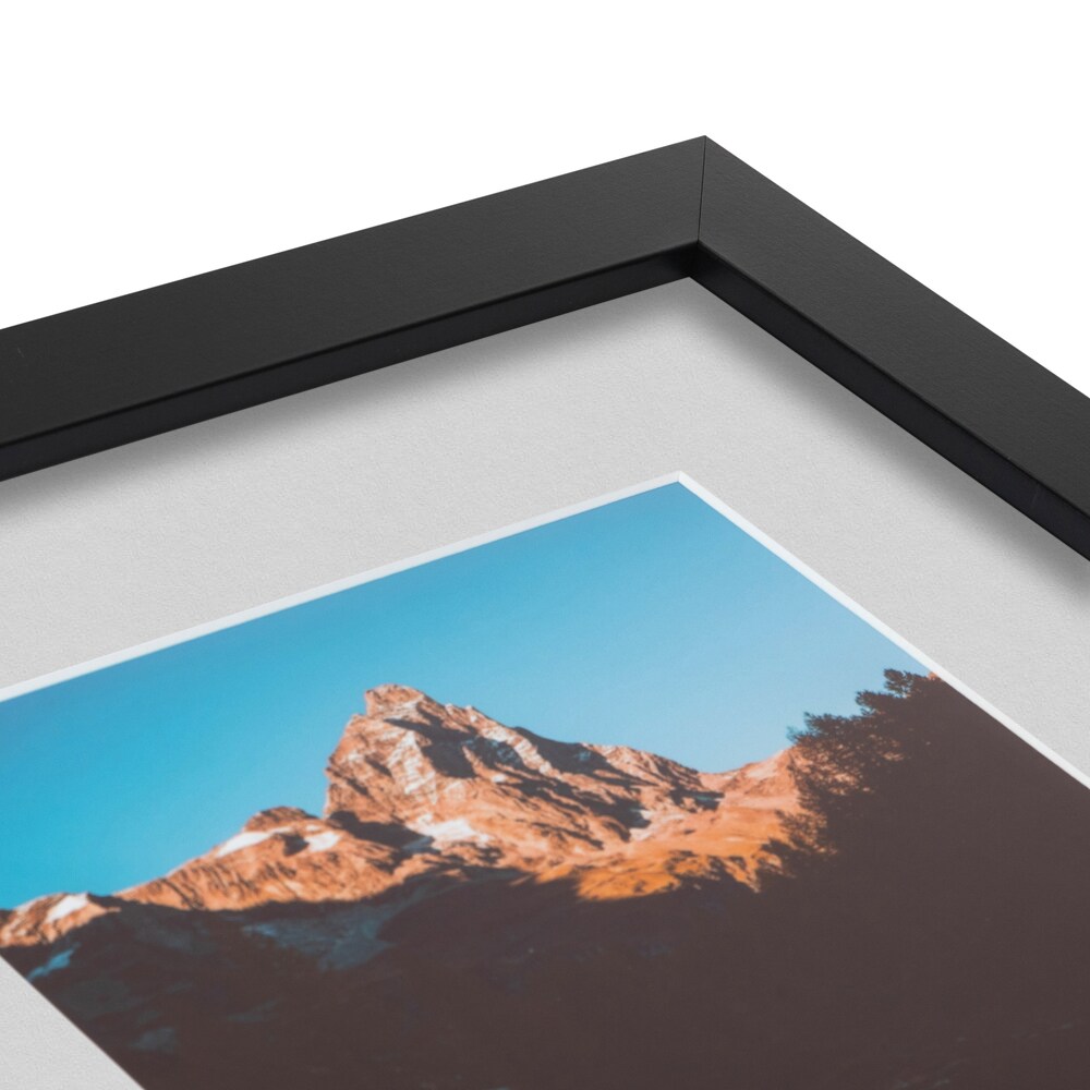 ArtToFrames Collage Photo Picture Frame with 3 - 8x10 inch Openings, Framed in Black with Over 62 Mat Color Options and Plexi Glass (CSM-3926-25)