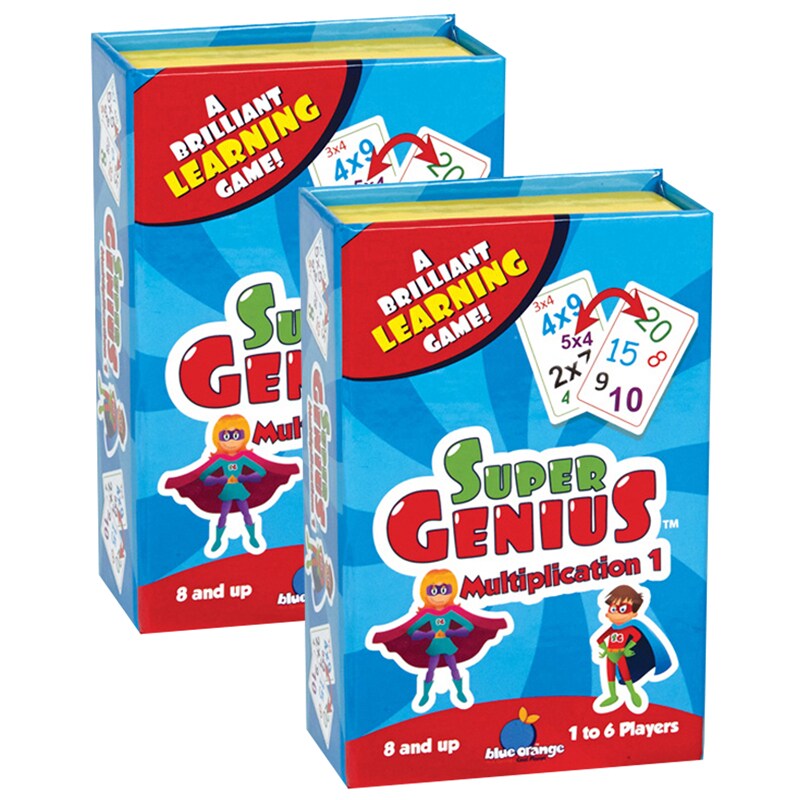 Super Genius™ Multiplication 1 Game, Pack Of 2 | Michaels