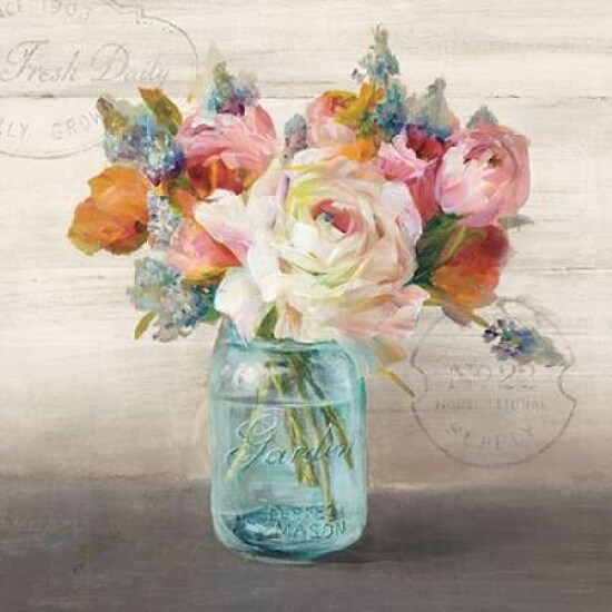 French Cottage Bouquet II Poster Print by Danhui Nai - Item # VARPDX17851