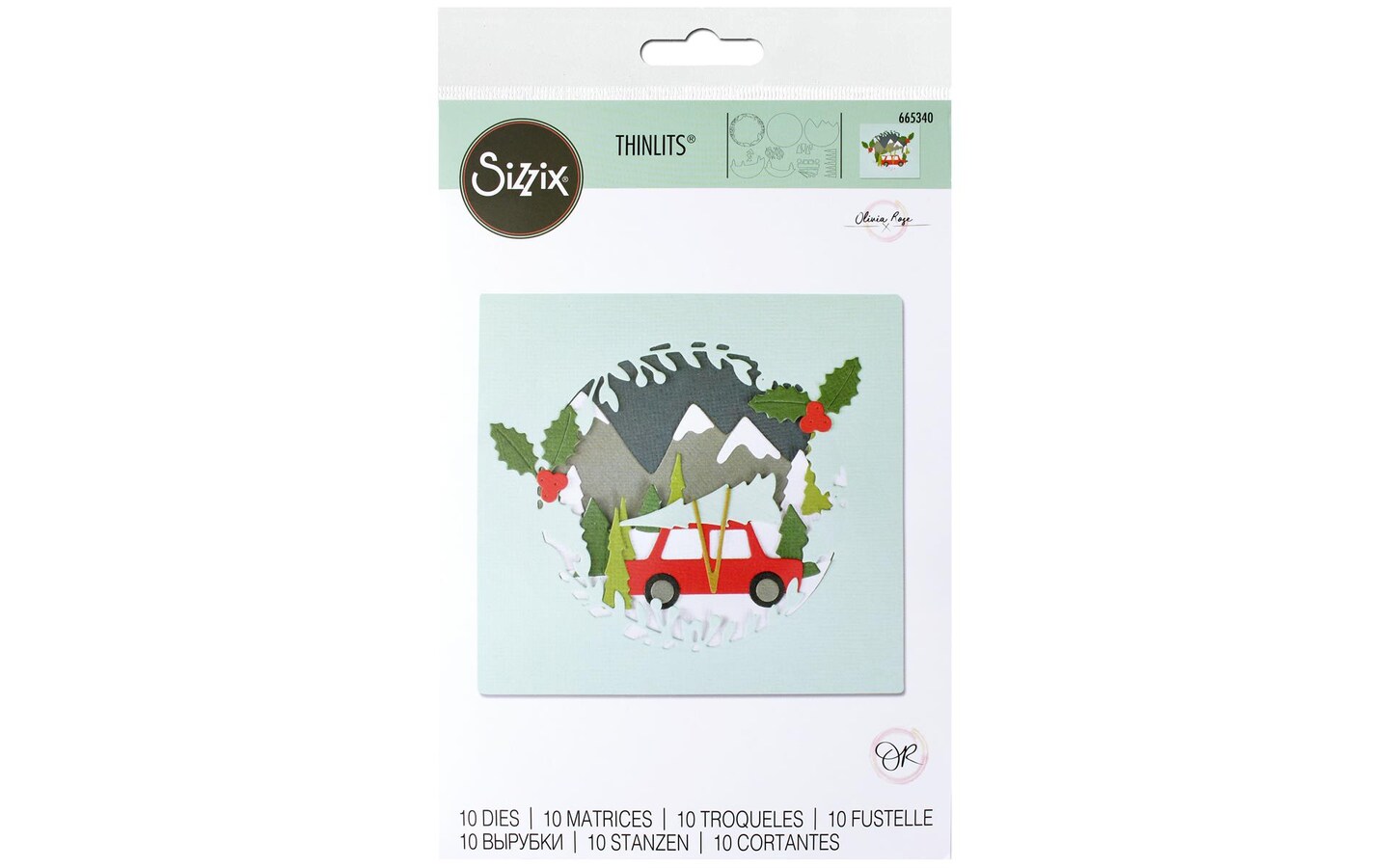 Sizzix ORose Thinlits Die Winter Wonderland