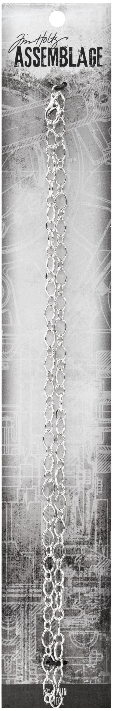 Tim Holtz Assemblage Rosary Chain-Silver 18&#x22;