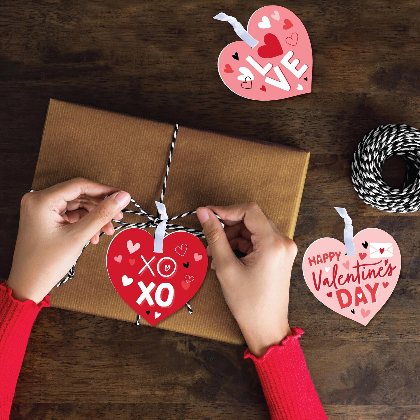 Big Dot of Happiness Heart Ornaments - Thumbnail 2