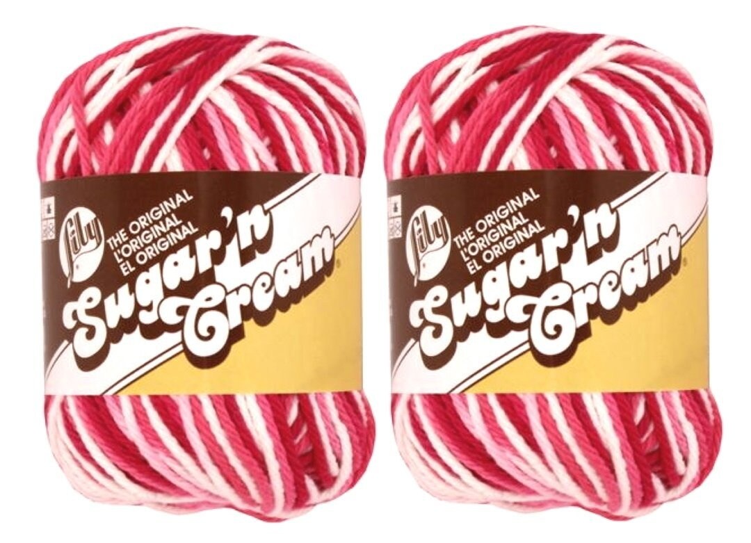 (Pack of 2) Lily Sugar&#x27;n Cream Yarn - Ombres-Azalea