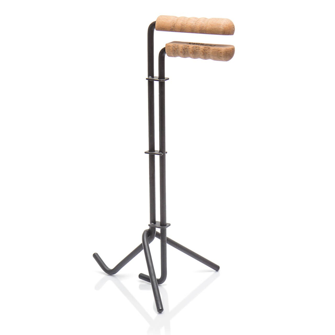 Petromax Professional Lid Lifter for Dutch Ovens, Outdoor Camping Utensil for Handling Hot Campfire Cookware Lids, 14" Long, Steel and Wood, Clamping