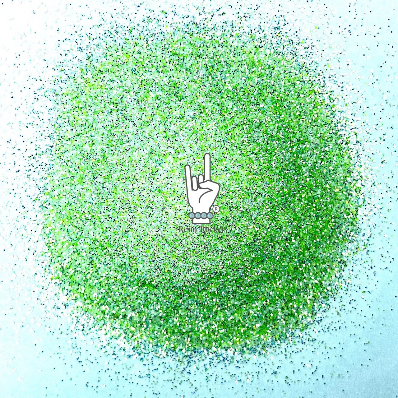 Little Green Pastel Mirror Flash Premium Pixie for Poxy Microfine Glitter Mix