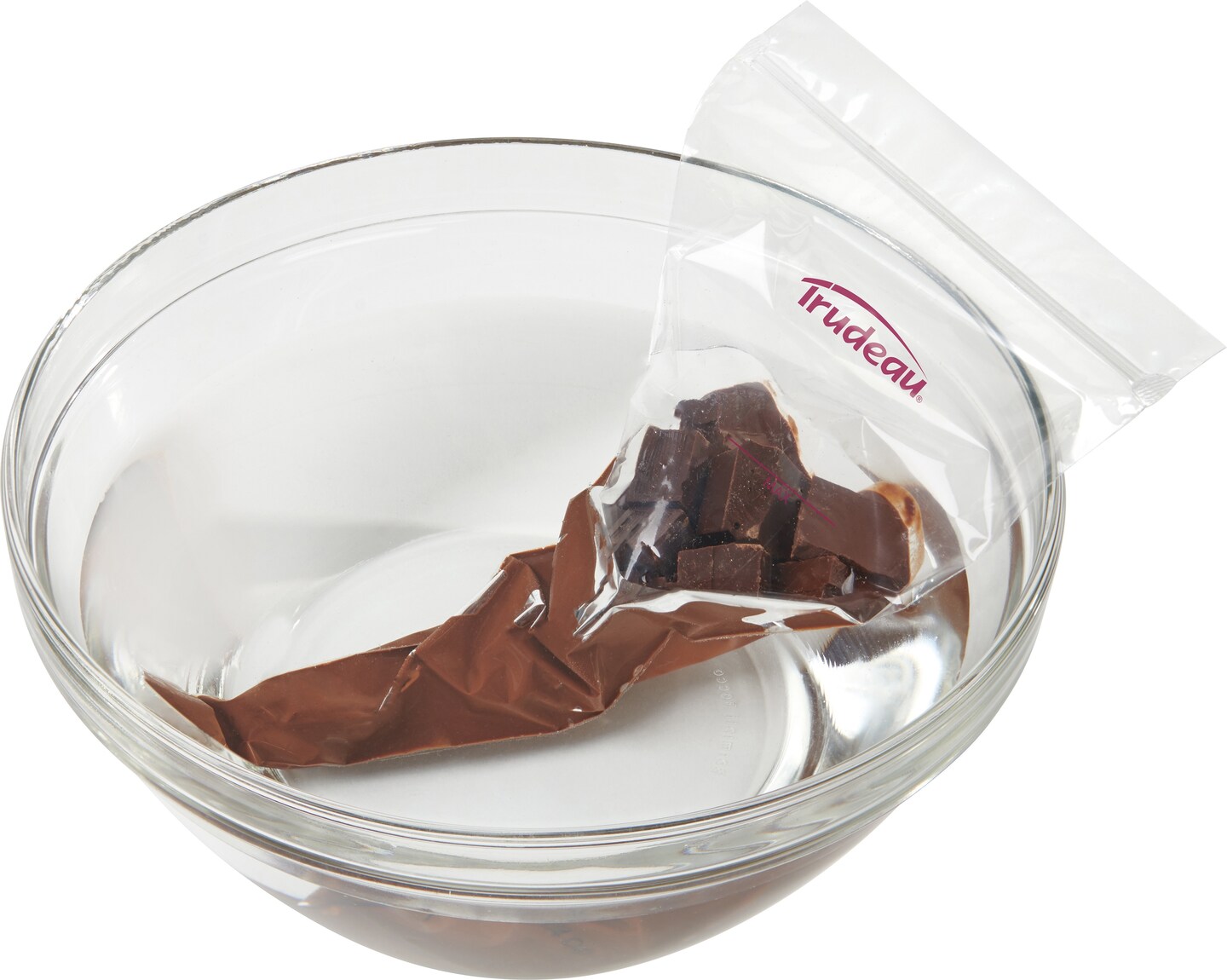 Trudeau Mini Chocolate Fondue Set-Red