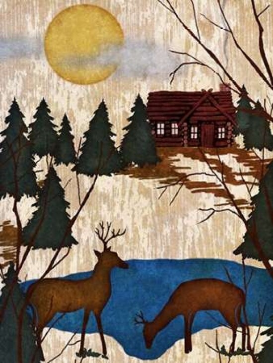 Cabin in the Woods I Poster Print by Nicholas Biscardi - Item # VARPDX9519D