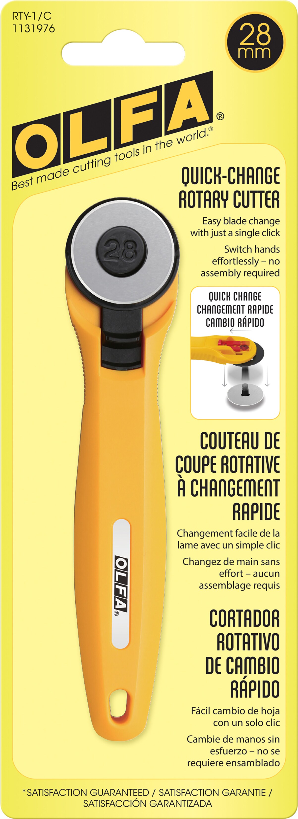 OLFA Quick-Change Rotary Cutter 28mm