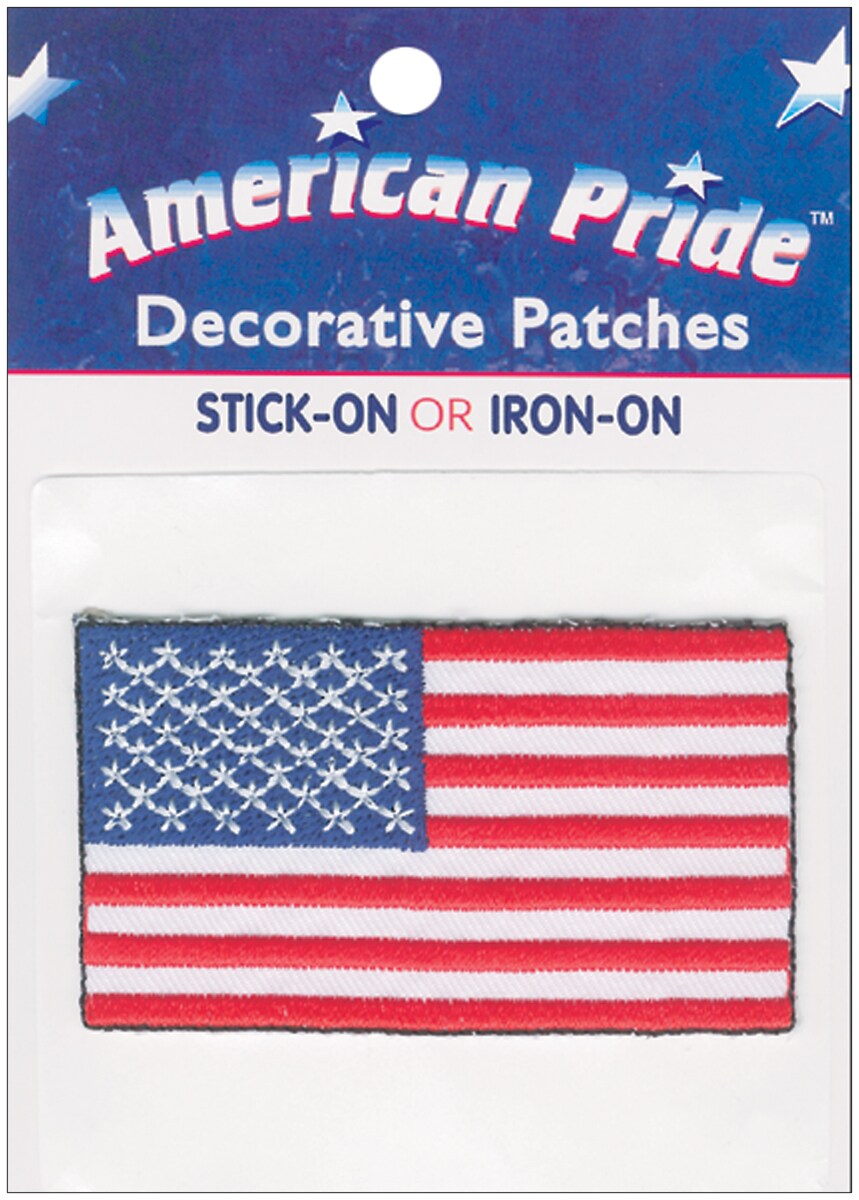 Thermoweb American Pride Decorative PatchesLarge American Flag Michaels