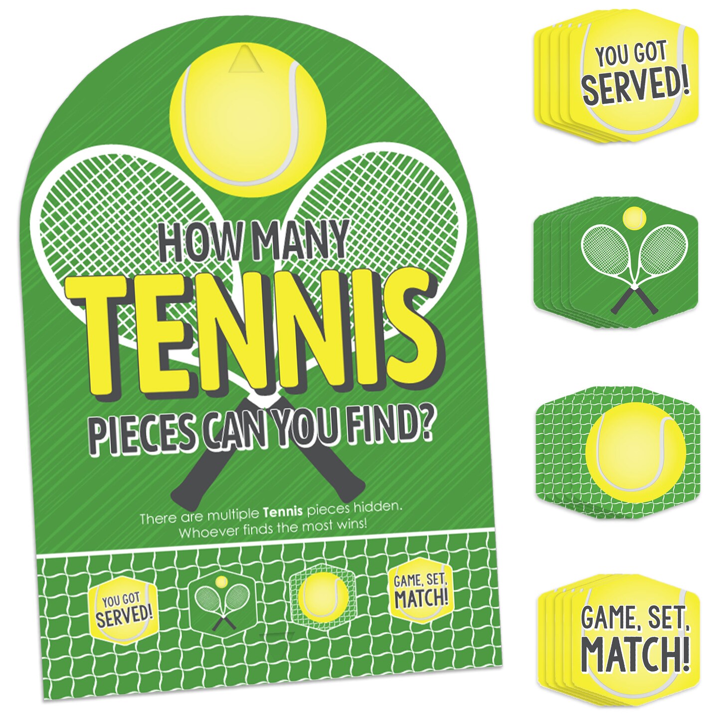 Big Dot of Happiness You Got Served Tennis Baby Shower or Birthday