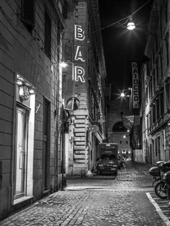 Vehicles parked on narrow city streets of Rome, Italy Poster Print by  Assaf Frank - Item # VARPDXAF20141109138C02
