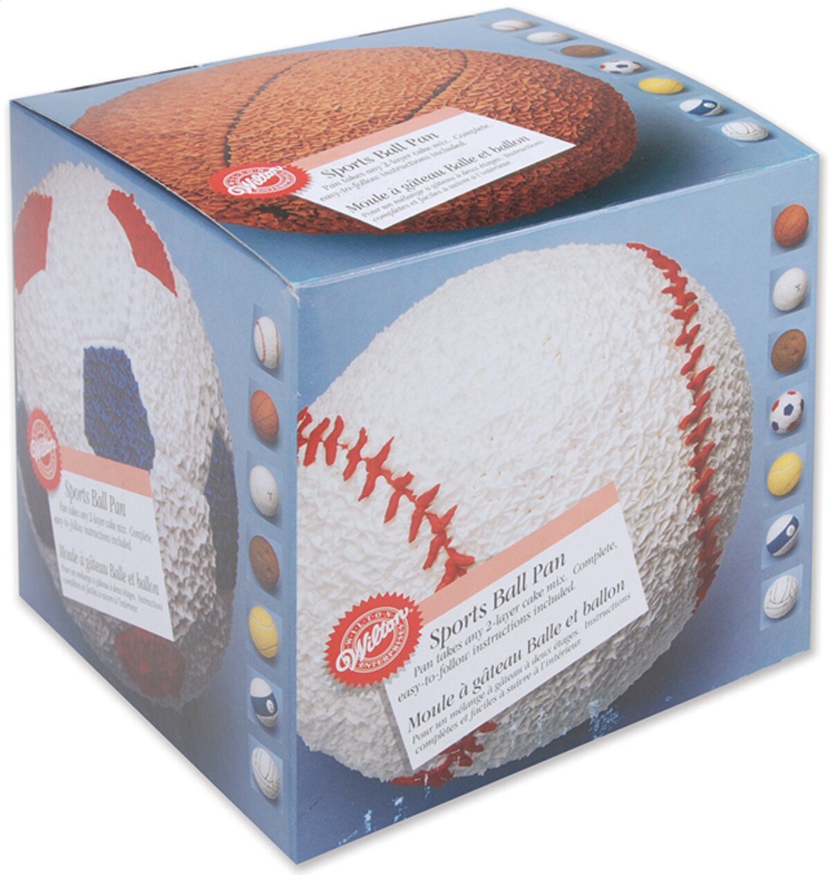Wilton Sports Ball Hemisphere Cake Tin 6 Inches | Hobbycraft