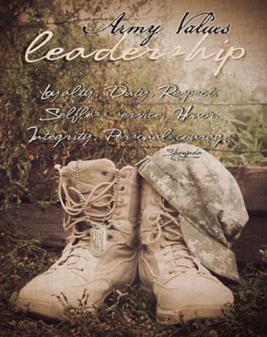 Army Values Poster Print by Shawnda Eva - Item # VARPDXSE1025