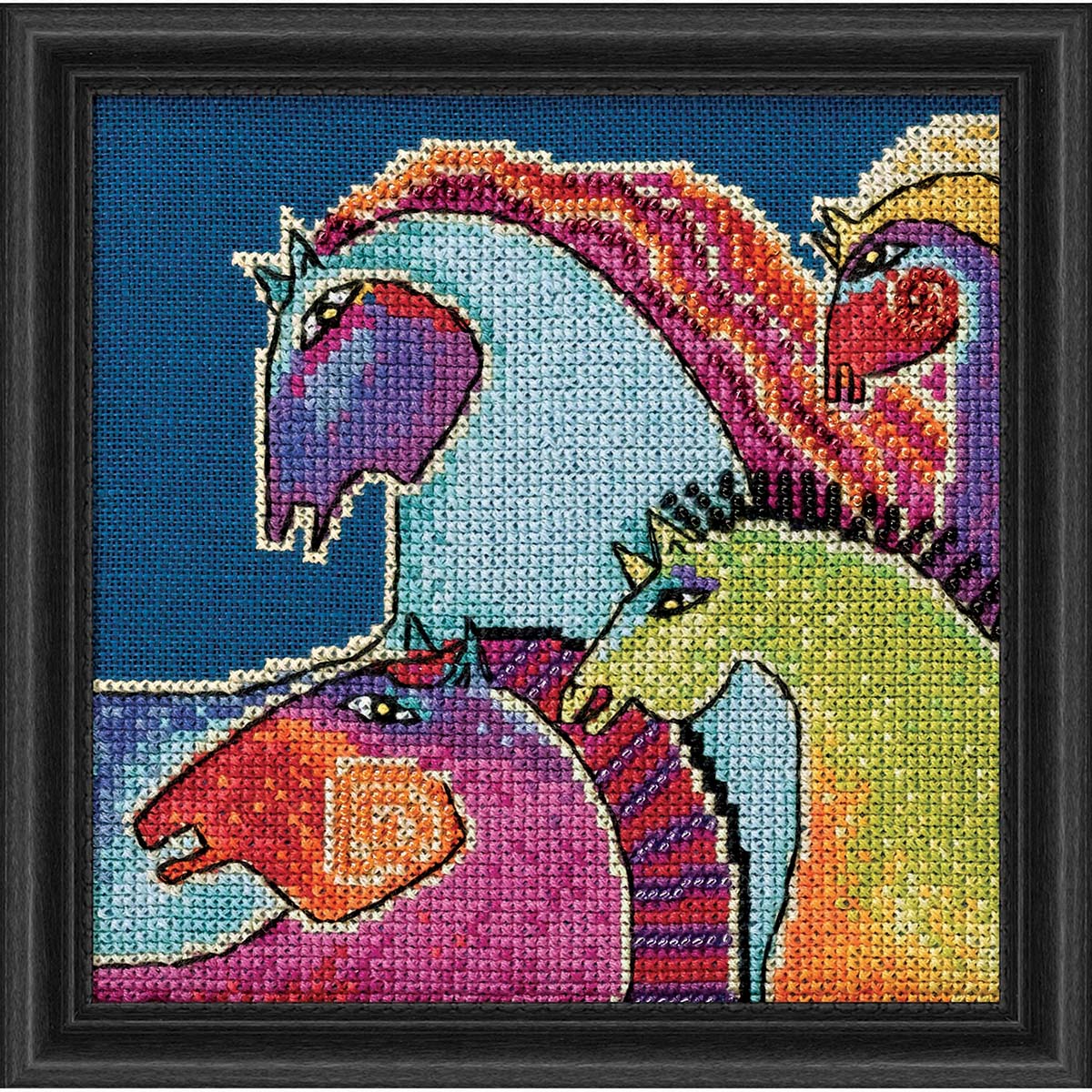 Wichelt Imports, Inc. Four Wild Horses Counted CrossStitch Kit Michaels