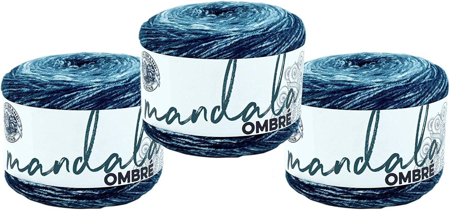 (Pack of 3) Lion Brand Mandala Ombre Yarn-Harmony