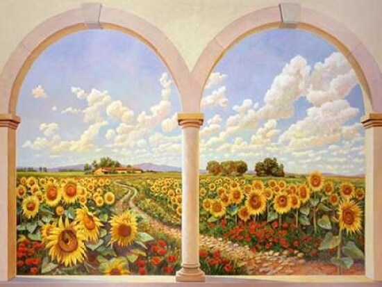 Strada dei girasoli Poster Print by Andrea Del Missier - Item # VARPDX3ADM2562