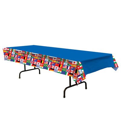 International Flag Plastic Tablecover