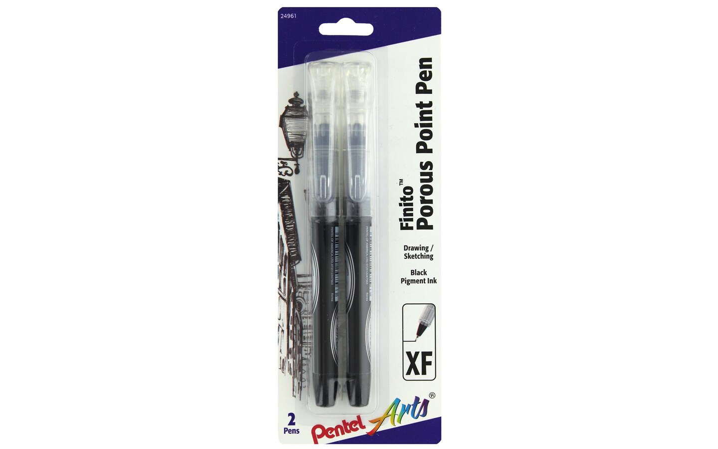 Finito Porous Point Pen - Blue | Pentel