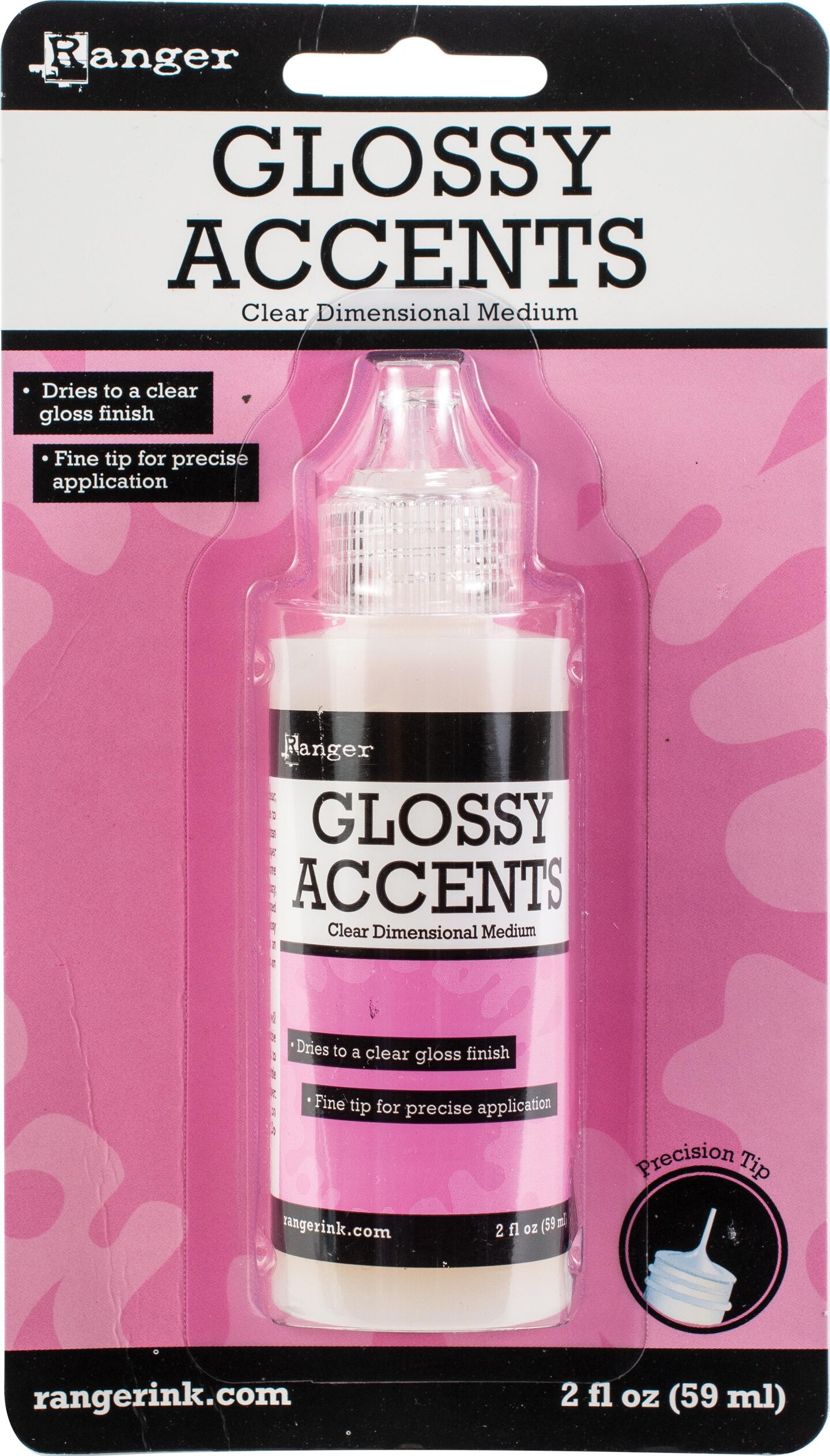 Ranger Inkssentials Glossy Accents 2oz-Clear