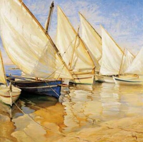White Sails I Poster Print by Jaume Laporta - Item # VARPDXLJP100