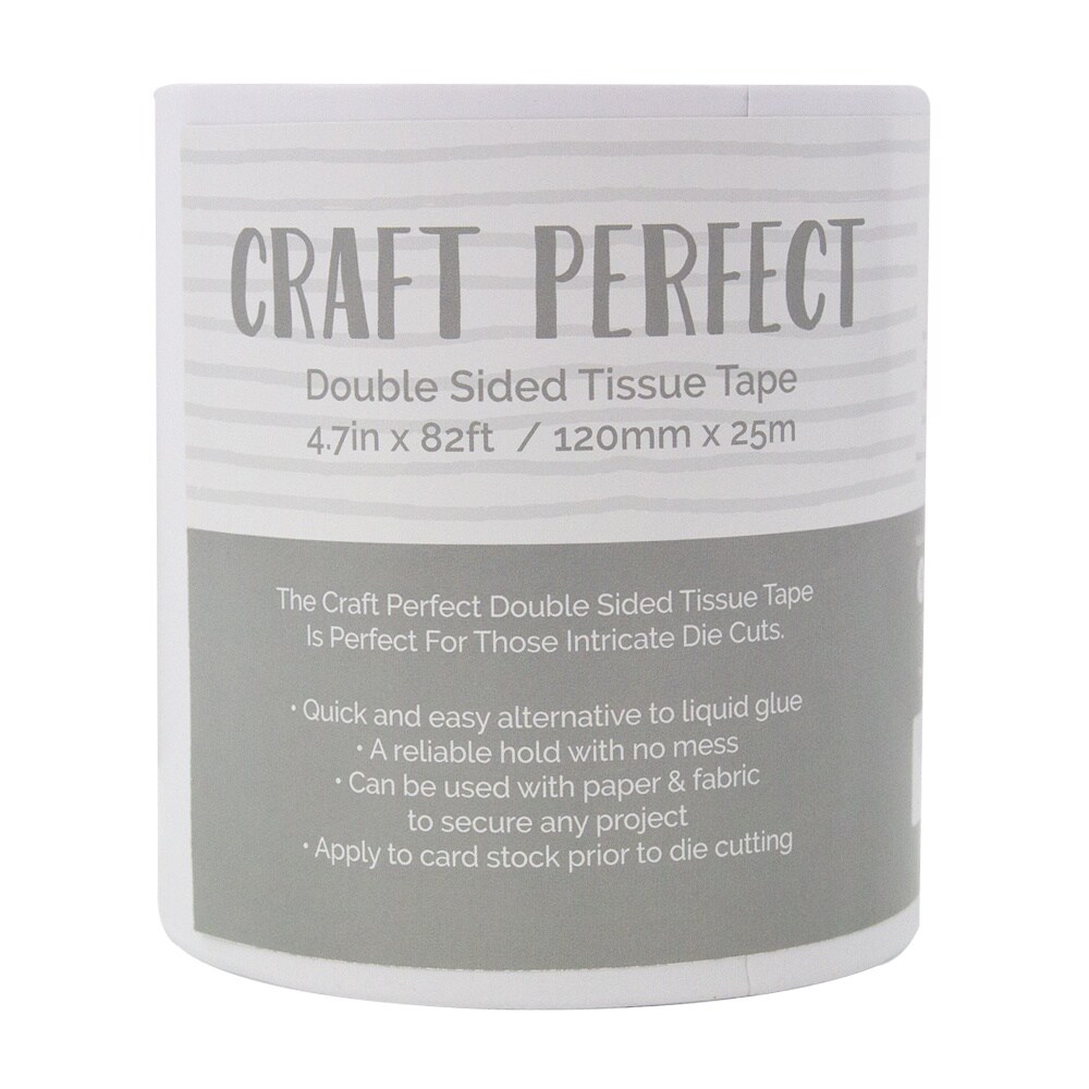 Craft Perfect Adhesive Double-Sided Tissue Tape-4.7&#x22;X82&#x27;