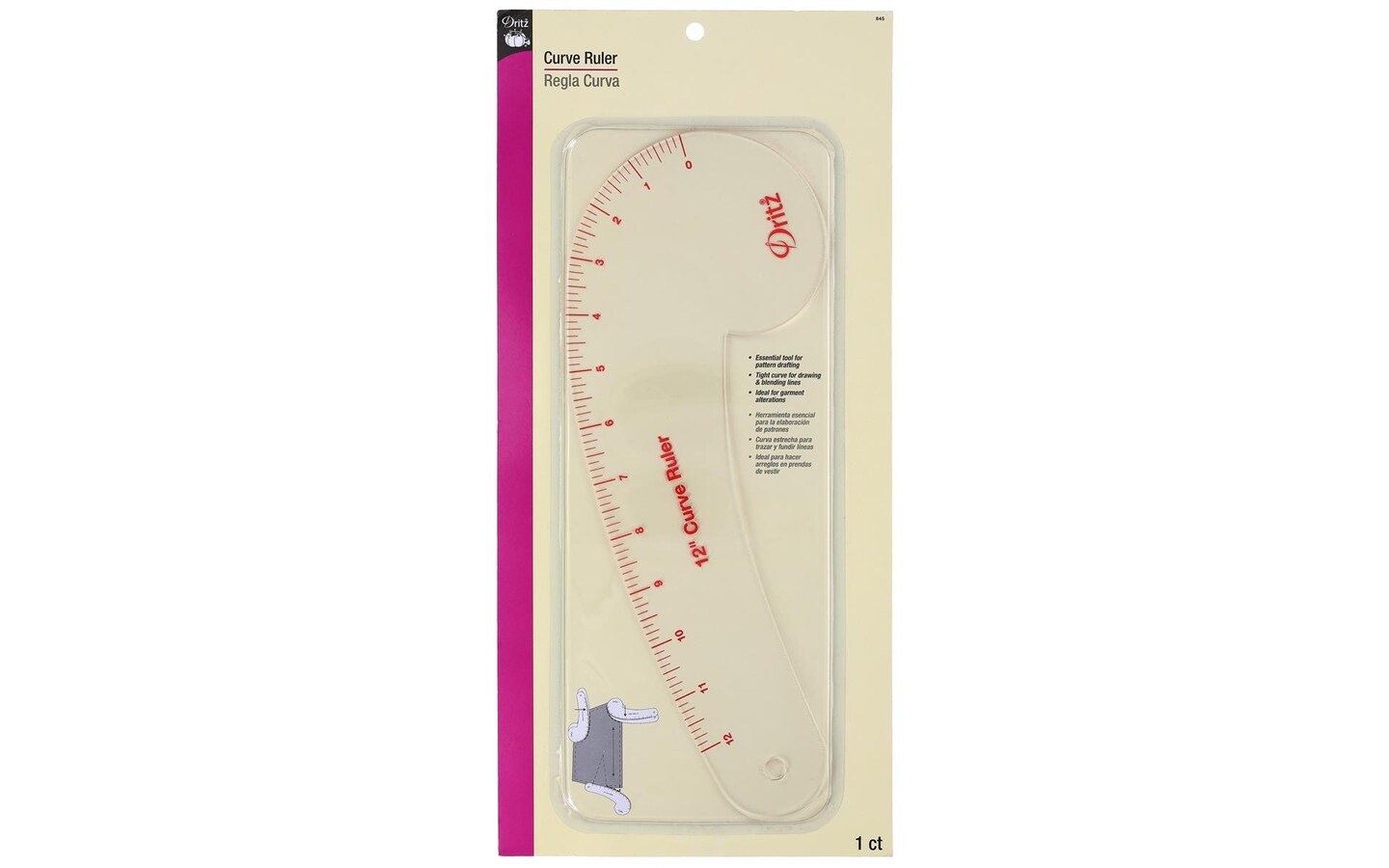 Dritz curve ruler 12 michaels