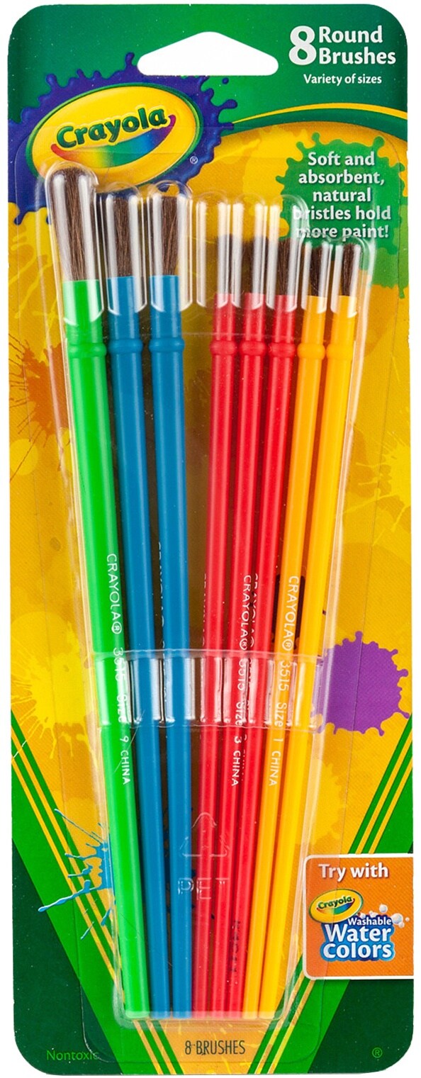 Crayola Paintbrushes-8/Pkg