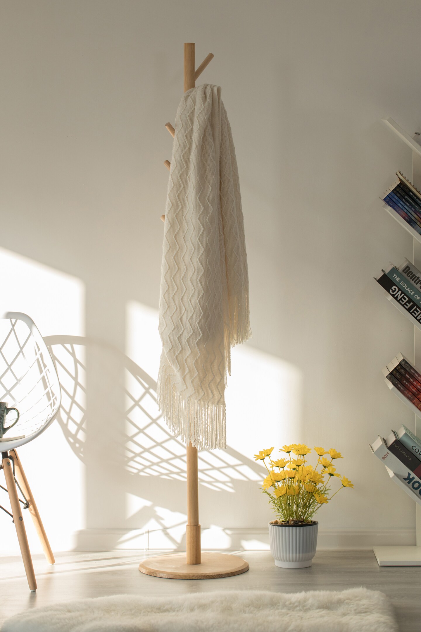 Decorative Throw Blanket - 50x60in Soft Knit with Delightful Fringe Edges for a Sophisticated and Cozy Touch to Your Living Space Lightweight, Breathable, Easy Care, Versatile, All-Season, Ideal for Lounging, Gifting