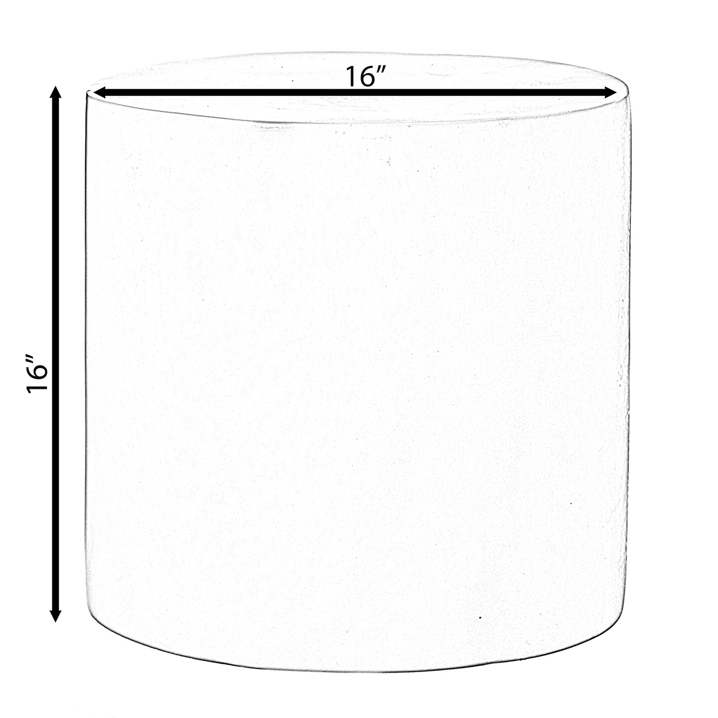 Contemporary Decorative Modern Fiberglass Pillar Column Flower Stand -Photography Props - Stylish Cylinder Shape Versatile Pedestal for Wedding, Living Room, or Dining Room Decor