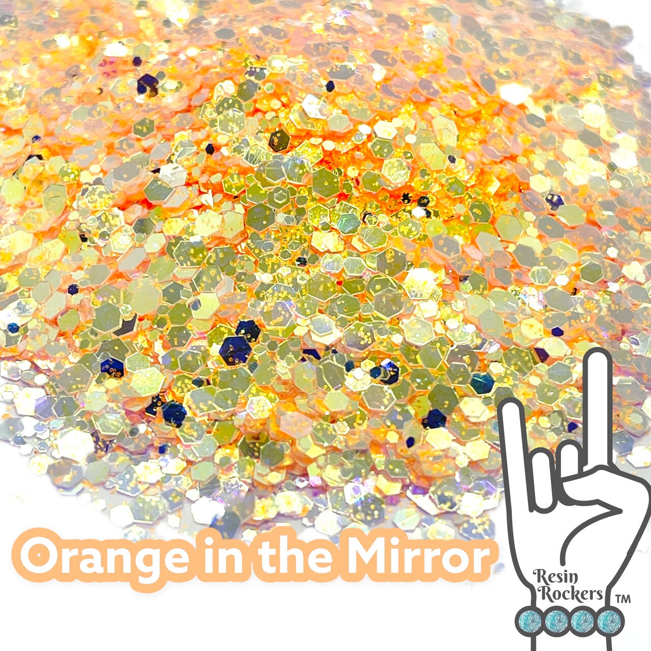 Resin Rockers In the Mirror Premium Pixie for Poxy Chunky Glitter Mix Bundle
