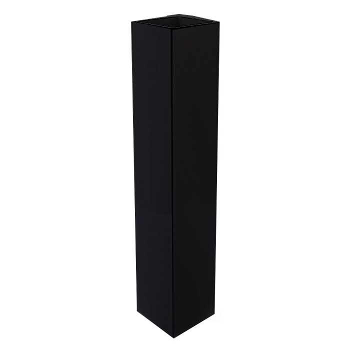 Large Tall Rectangular Wooden Modern Floor Vase - Sleek Contemporary Decor Accent for Living Room, Bedroom, Hallway and Entryway - Handcrafted Decorative Display Piece with Elegant Design