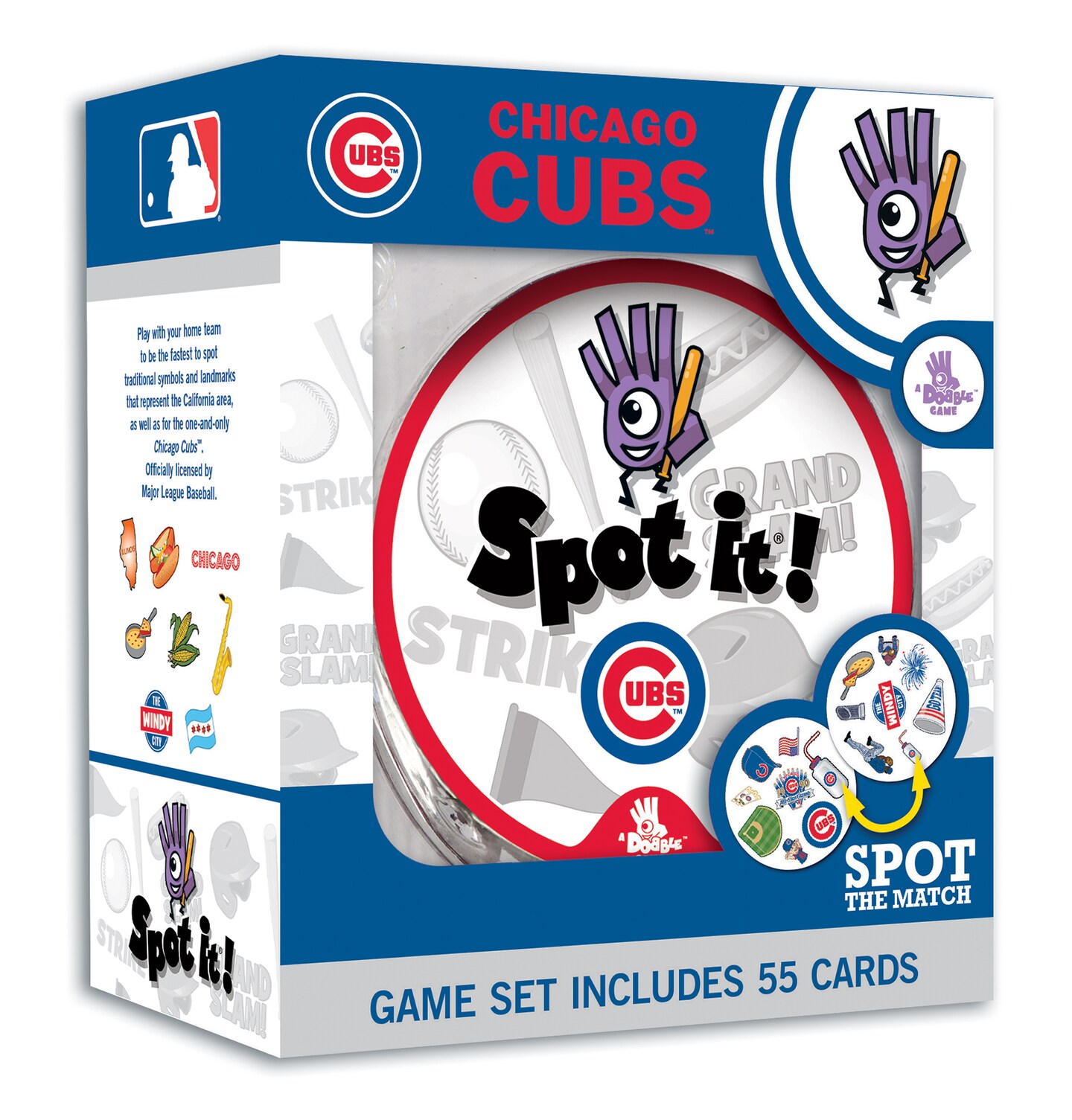 MasterPieces Officially Licensed MLB Chicago Cubs Spot It Game for