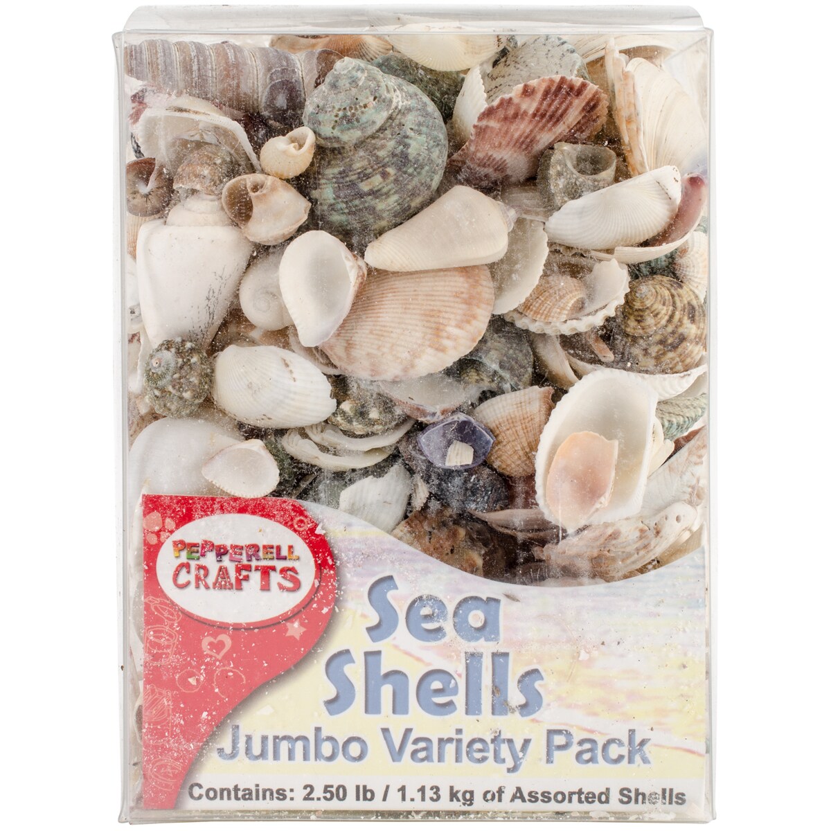 Mixed Sea Shells 2.5Lb Container-Assorted