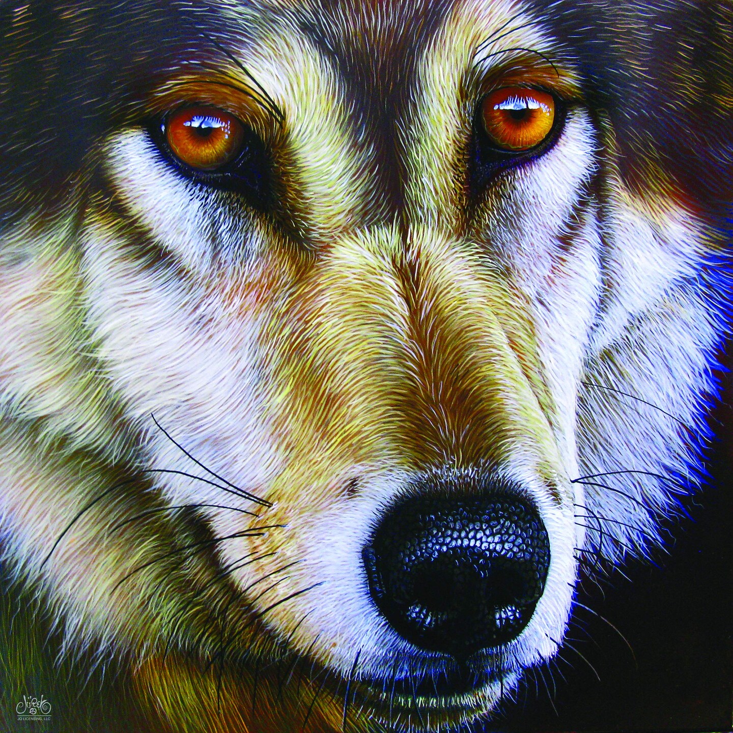 Sunsout Wolf Face 1000 pc   Jigsaw Puzzle 58644