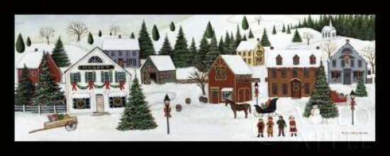 Christmas Valley Village Poster Print by David Carter Brown - Item # VARPDX9416