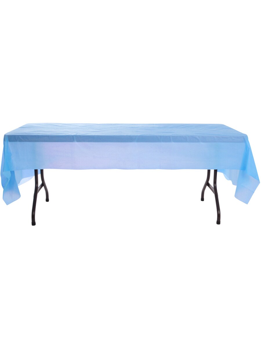 Light Blue Birthday Halloween Party Decoration Plastic Table Cloth Cover