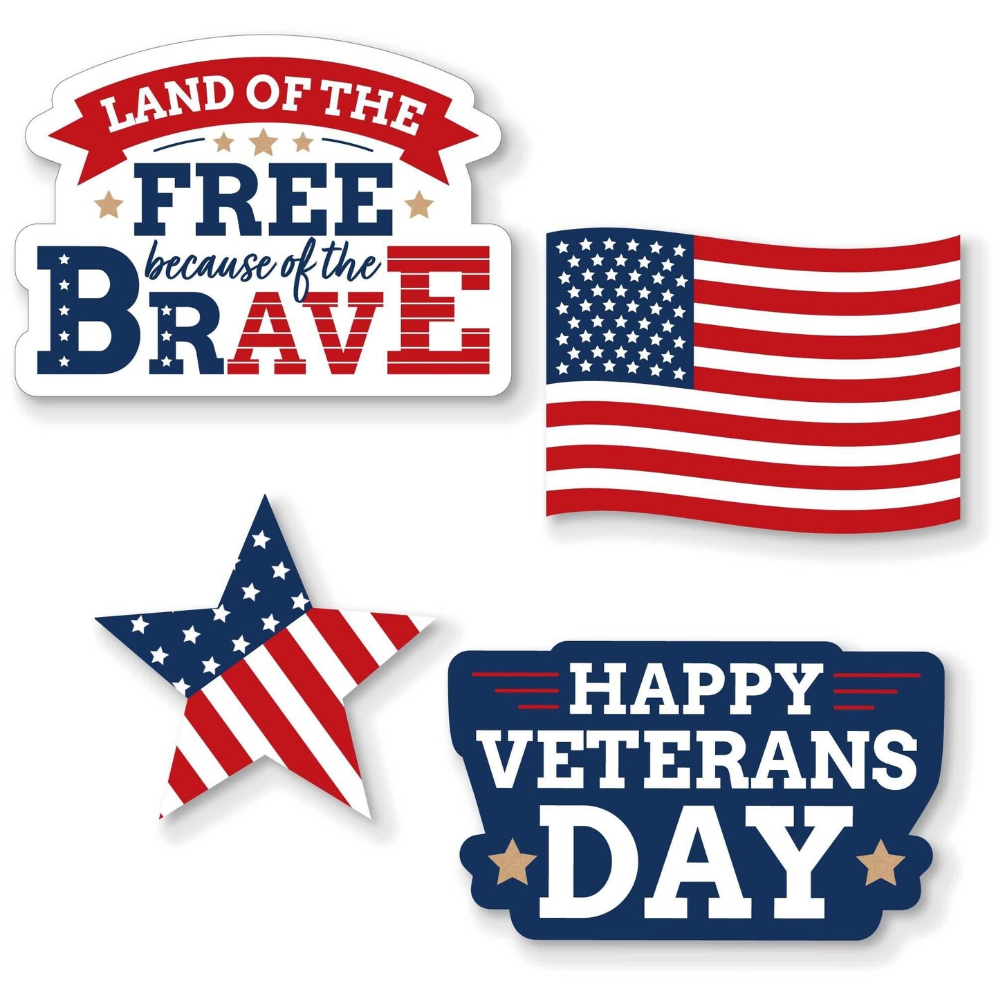happy veterans day clip art