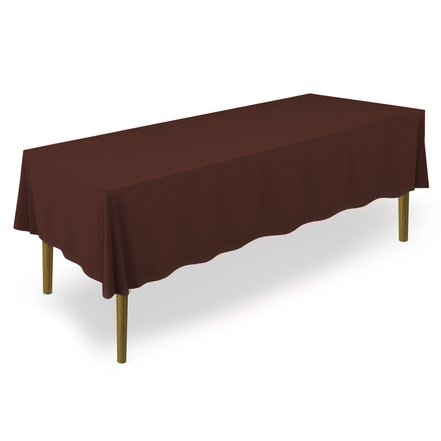 Lann&#x27;s Linens - 10 Premium Tablecloths for Wedding / Banquet / Restaurant - Rectangular Polyester Fabric Table Cloths